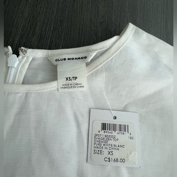 Club Monaco Evageleen Top - Size XS - Picture 4 of 6